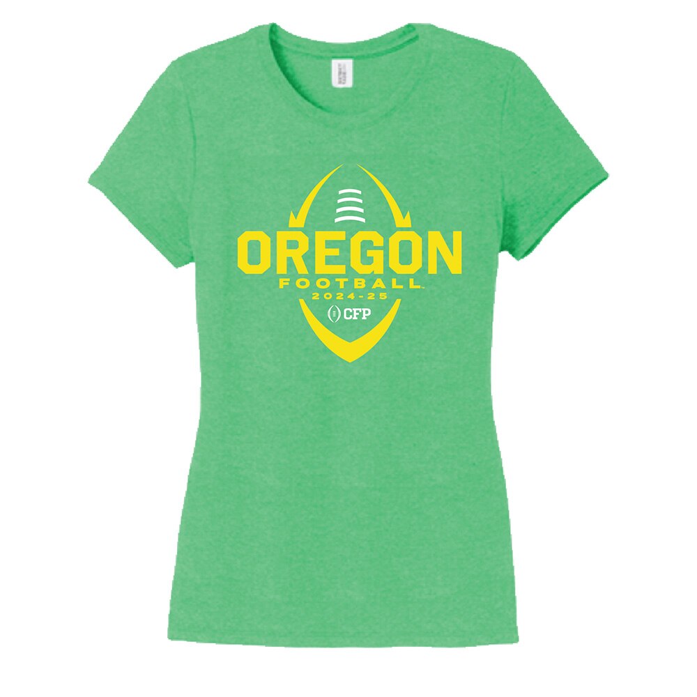 Playoffs, McKenzie SewOn, Green, Crew Neck, Tri-blend, Women, Football, Oregon, Bowl Bound, T-Shirt, 919485